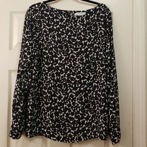 NWOT Sheer Liz Claiborne Blouse XL
